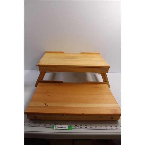 (2) Folding Lap Desks