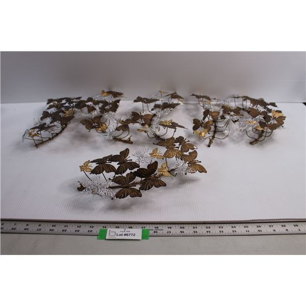 (6) Butterfly Wall Decorations