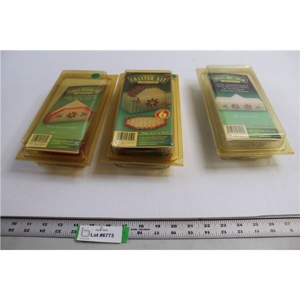 (3) Christmas Craft Kits - Unable to Open