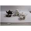 Image 1 : (3) Teapots with Matching Cream and Sugars/Matching Cups