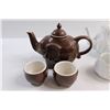 Image 2 : (3) Teapots with Matching Cream and Sugars/Matching Cups