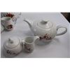 Image 4 : (3) Teapots with Matching Cream and Sugars/Matching Cups