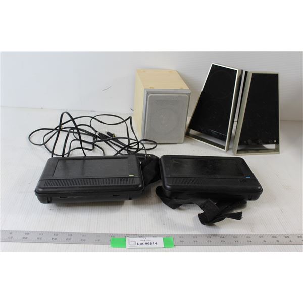 (2) Altec Speakers, Speaker, RCA Mobile DVD Systems