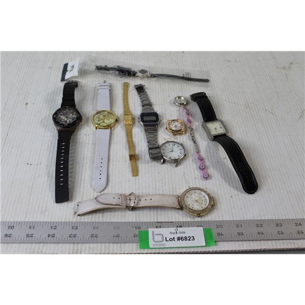 (10) Assorted Watches and Watch Parts