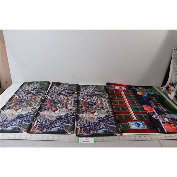 (5) Yu Gi Oh Playing Mats