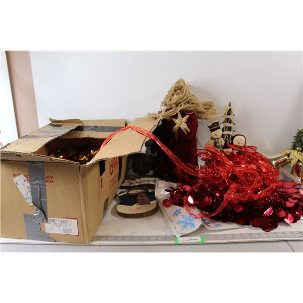 Assorted Christmas Holiday Decorations