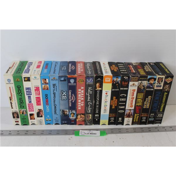 (19) VHS Tapes Movies - X-Men United, 50 First Dates, Pretty Woman