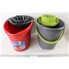 Image 1 : (2) Mop Buckets - Vileda, Frank