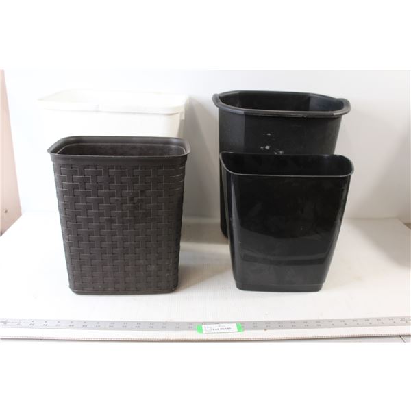 (4) Trash Bins