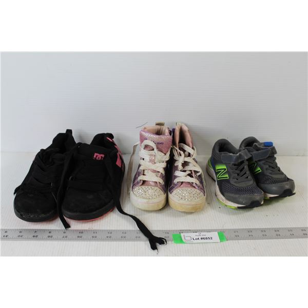 Women's Girls Size 2.5 DC Skater Shoes, Size 2 Girls Shoes, Size 2 Men's/Boys Running Shoes