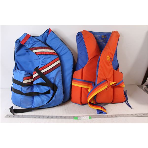 (2) Life Jackets - Both Size XXL