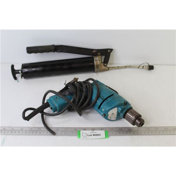 Grease Gun - Electric Drill (cord is cut - untested)