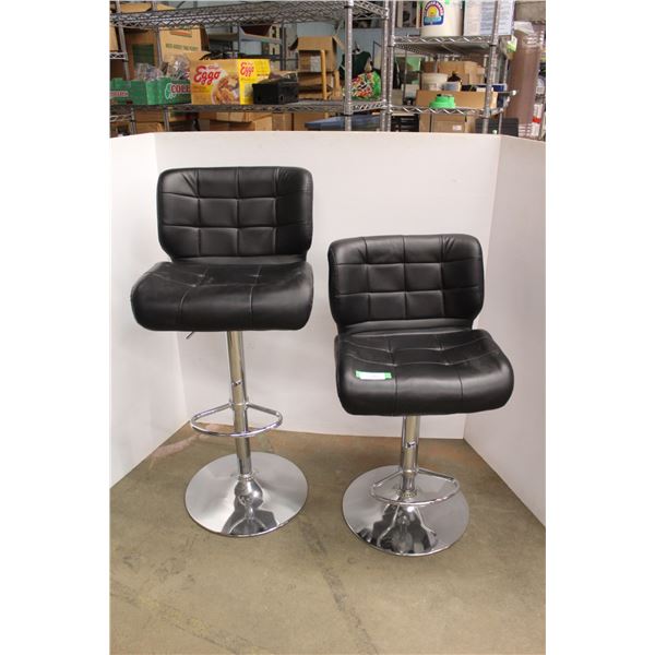 * 2X BID PRICE: Swivel Adjustable Bar Stools
