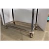 Image 6 : * Wet Tile Saw on Wheeled Stand (Consigner States Works - Stand Measurements: 24"x44"x31" High