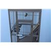 Image 3 : ** Wheeled Bird Cage w/Contents - 18" x 18" 62" High