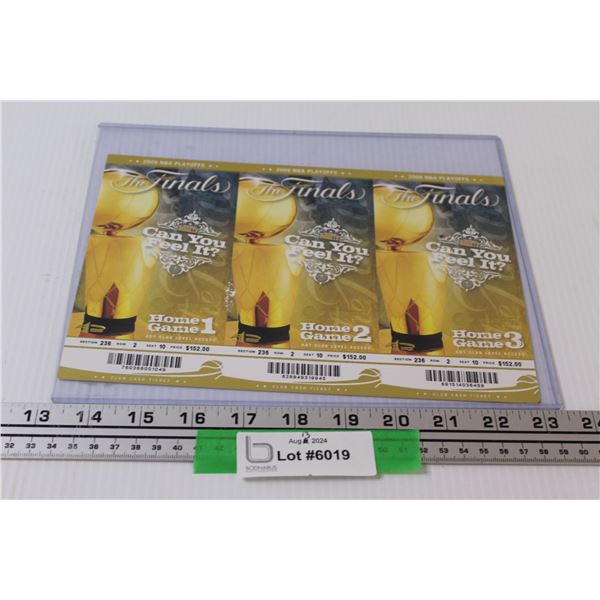 Kobe Bryant Last Play-off Game Ticket Stubs in Sleeve