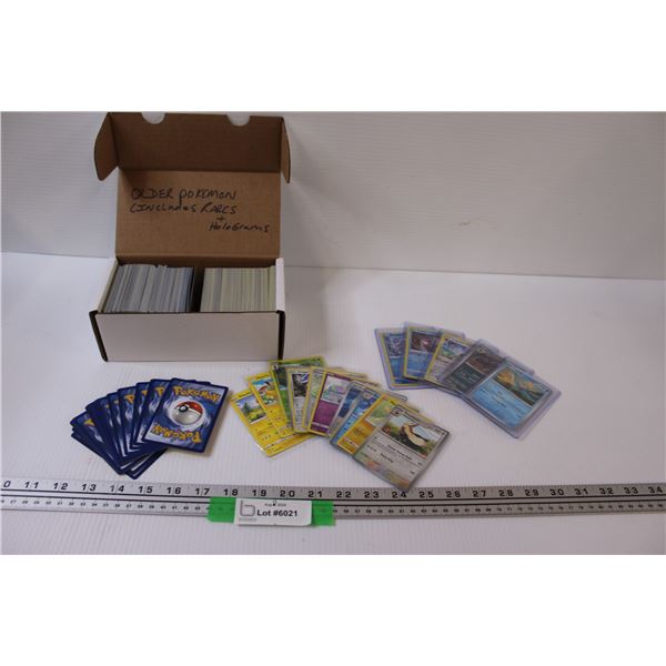 (400+) Hologram & Regular Pokemon Trading Cards in Box (2020-2023 Editions)