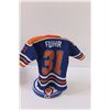 Image 3 : Edmonton Oilers Season Ticket Holders Grant Fuhr Mini Jersey On Stand in Box