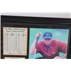 Image 2 : Rookie Tiger Woods Masters Plaque & Scorecard Picture in Frame - 14" x 17"