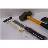 Image 4 : Vintage Tack Hammer, Flush Cutting Saw, Small Wood Hand Planer, Hammer