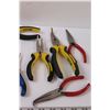 Image 2 : (8) Needle Nose Pliers, Wire Cutters, Wrenches, Measuring Tape, Electric Pencil Engraver, Misc.