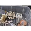 Image 4 : Jewelry in Plastic Storage Container (Assorted)