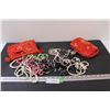 Image 1 : Costume Jewelry Necklaces in Asian Carrying Bags