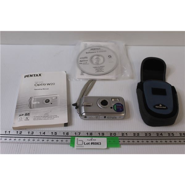 Pentax Optio W20 Camera - Untested
