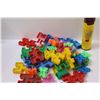 Image 2 : Wooden Build It Set, Plastic Building Blocks & Pick-up Sticks Toys