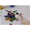 Image 4 : Wooden Build It Set, Plastic Building Blocks & Pick-up Sticks Toys