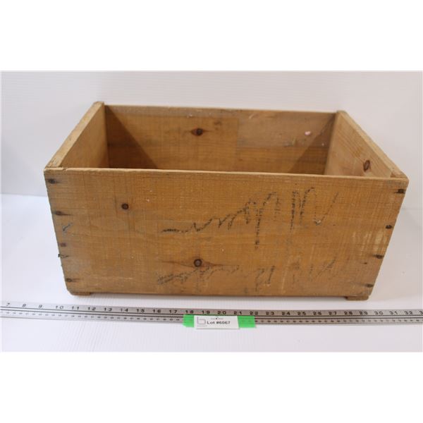 Ms. Cormack Pears Wooden Crate - 19" x 9" x 12"