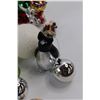 Image 5 : Christmas Decor - 15" Wooden Nutcracker, Tree Ornaments, Penguin Hat
