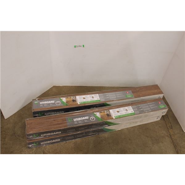 *4x Bid Price - Uniboard Premium Laminate Flooring Long Strip w/Underlay