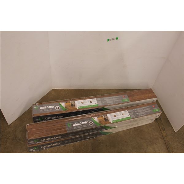 *4x Bid Price - Uniboard Premium Laminate Flooring Long Strip w/Underlay