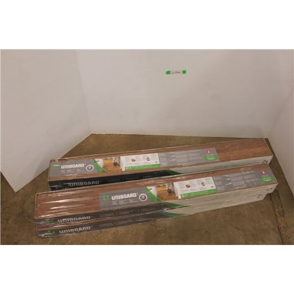 *4x Bid Price - Uniboard Premium Laminate Flooring Long Strip w/Underlay