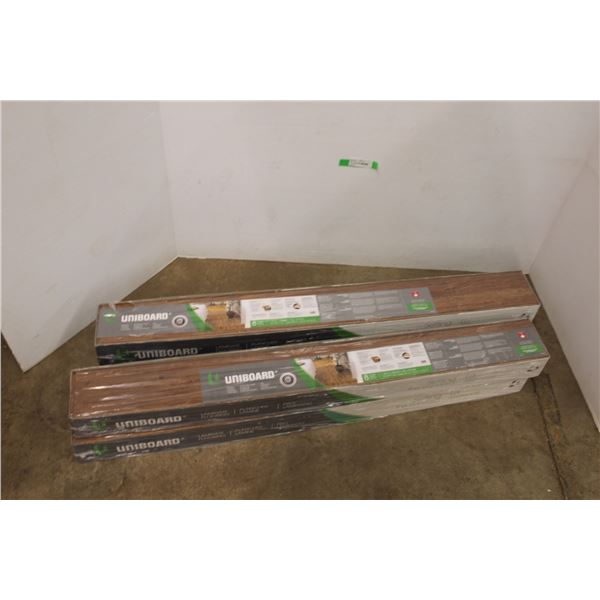 *4x Bid Price - Uniboard Premium Laminate Flooring Long Strip w/Underlay