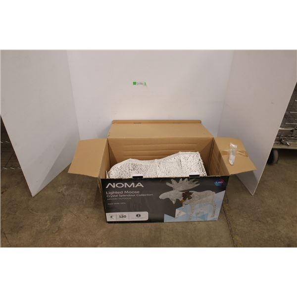 *Noma 4' Lighted Moose - Indoor/Outdoor