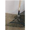 Image 5 : *(2) Yard Rakes - Plastic & Steel Tines
