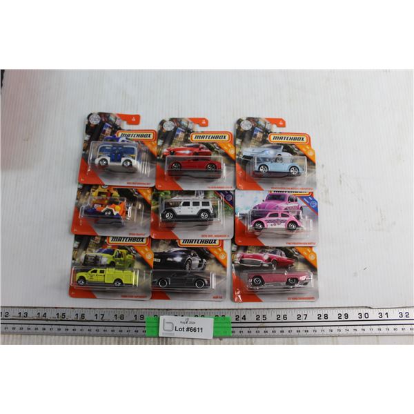 (9) Matchbox Car Toys