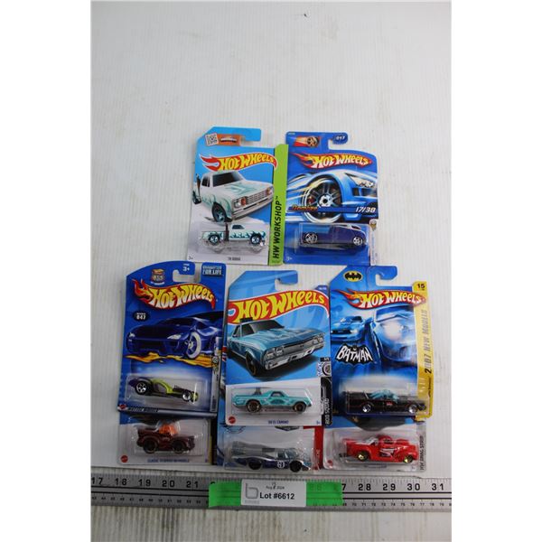 (8) Hot Wheels Car Toys
