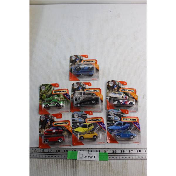 (7) Matchbox Car Toys