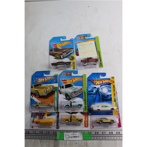 (8) Hot Wheels Car Toys