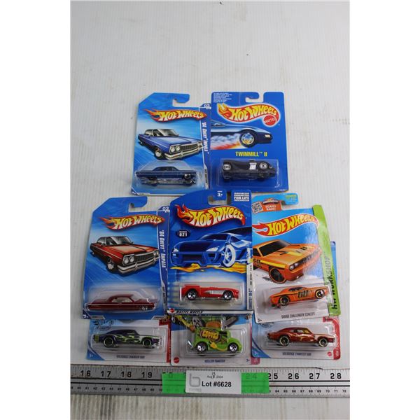 (8) Hot Wheels Car Toys