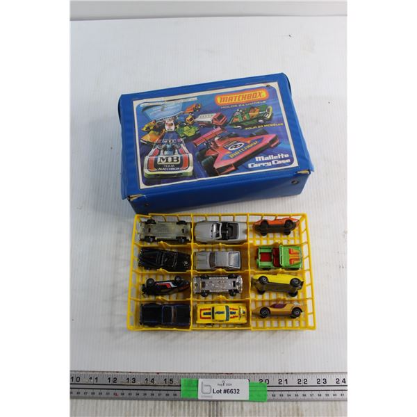 Matchbox Carry Case with (24) Car Toys