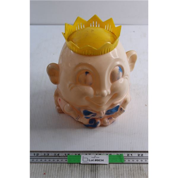 Plastic Humpty Dumpty Cookie Jar