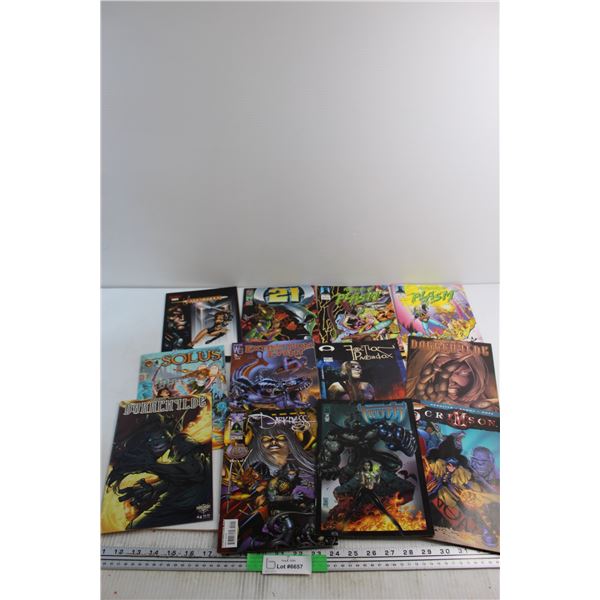 (12) Comics - Solus, Dark Childe and Plasm