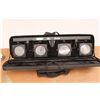 Image 1 : *ChauvetDJ 4Bar DJ Light w/Carry Case, Cords & Pedals (43.5" Bar, 7" Lights)