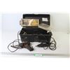 Image 1 : Tool Box w/Dremel Tool, Soldering Gun, Electrical Parts, Wire Stripper etc. Tool Box Has Holes