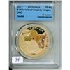 Image 1 : 2017 20 dollar 3 dimensional leaping cougar, UHC PF-68