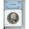 Image 1 : 1966 1 Dollar PL-69 Cameo- NNC graded